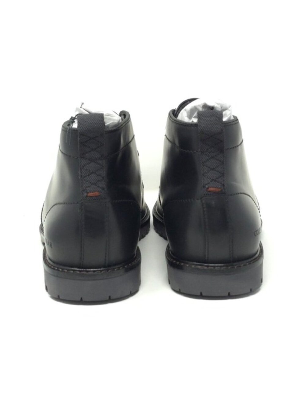 Cole Haan Chukka Boots Midland Lug Water Resistant Leather Black - Picture 6 of 13